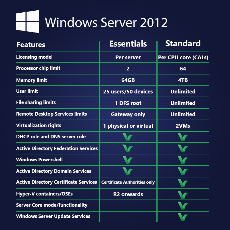 ser godt ud Formålet Gør gulvet rent Buy Microsoft Windows Server 2012 R2 Essentials | Digital Delivery