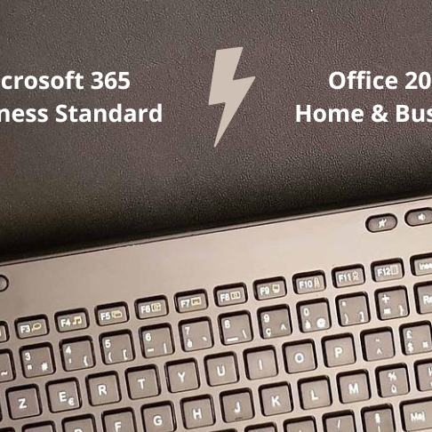 Comparación de Microsoft 365 Business Standard y Office 2019 Home & Business