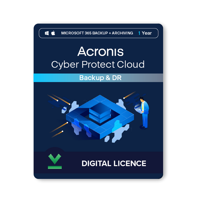 Acronis Cyber Protect Cloud - Backup & DR  | 1 Year | Different Licensing Options - Digital Licence