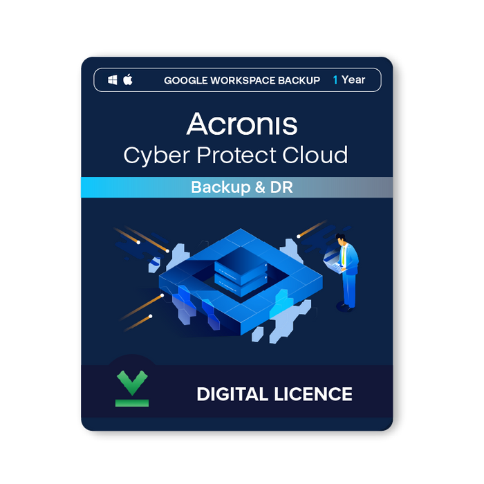 Acronis Cyber Protect Cloud - Backup & DR  | 1 Year | Different Licensing Options - Digital Licence