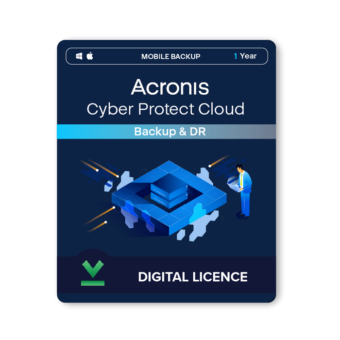 Acronis Cyber Protect Cloud - Backup & DR  | 1 Year | Different Licensing Options - Digital Licence