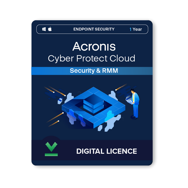 Acronis Cyber ​​Protect Cloud — безопасность и RMM | 1 год | Различные варианты лицензирования — цифровая лицензия