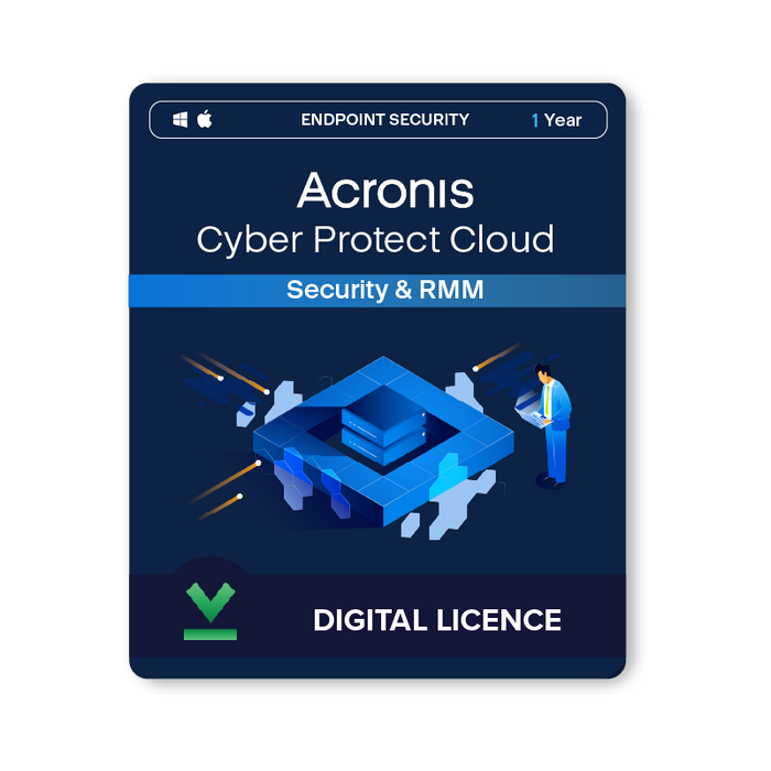 Acronis Cyber Protect Cloud - Security & RMM  | 1 Year | Different Licensing Options - Digital Licence