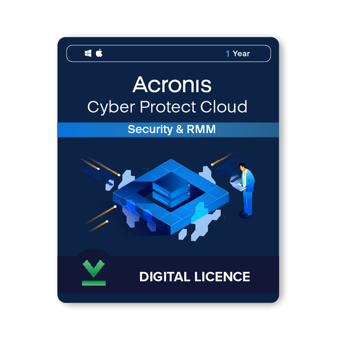 Acronis Cyber Protect Cloud - Security & RMM  | 1 Year | Different Licensing Options - Digital Licence
