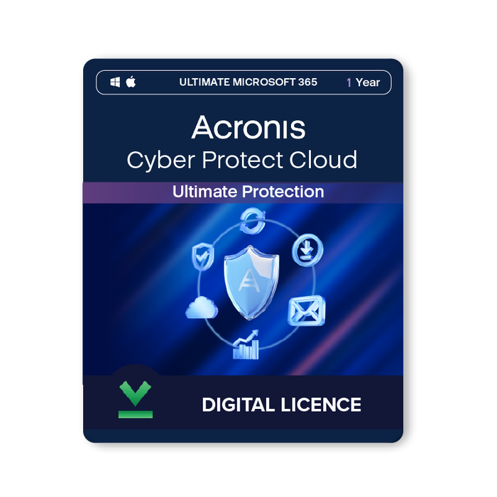 Acronis Cyber Protect Cloud - Ultimate Protection  | 1 Year | Different Licensing Options - Digital Licence