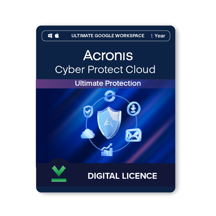 Acronis Cyber Protect Cloud - Ultimate Protection  | 1 Year | Different Licensing Options - Digital Licence