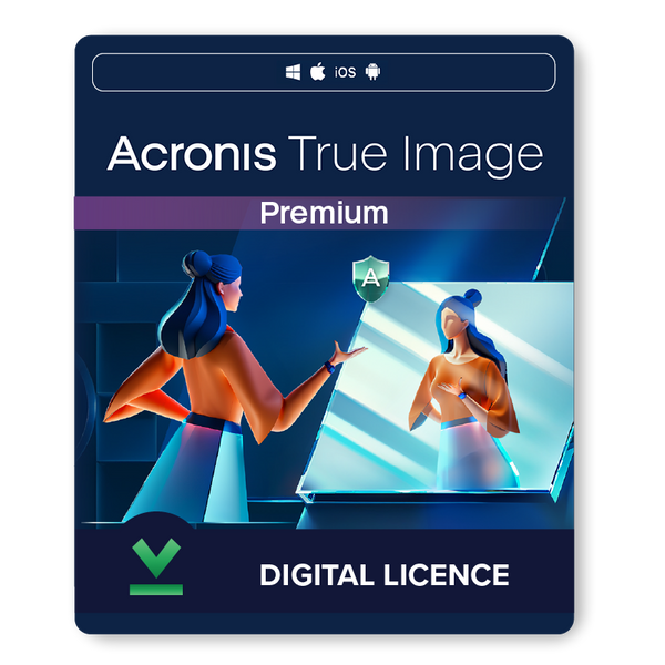 Acronis True Image Premium | 1 год | Различные варианты устройств — цифровая лицензия