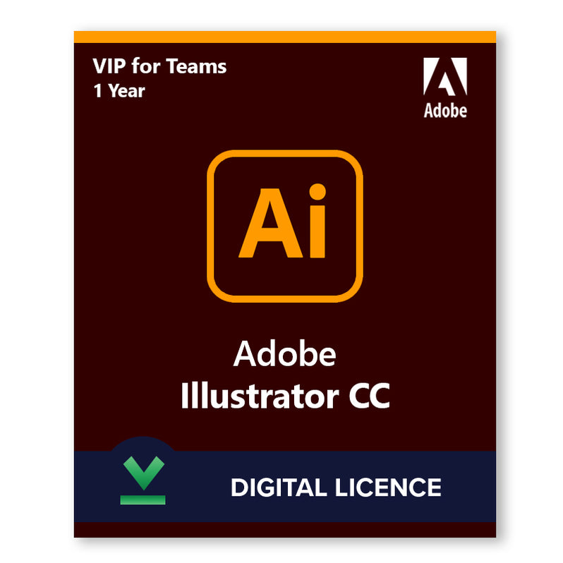 Buy Adobe Illustrator CC VIP 1 Year Digital Licence