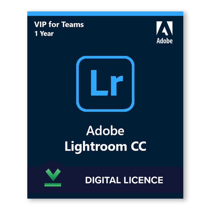 Adobe Lightroom CC VIP | 1 година | Дигитален лиценз