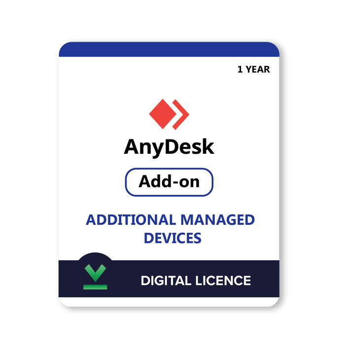 AnyDesk Add-On  Additional Managed Devices  | Различни варианти за срок на абонамента - Дигитален лиценз