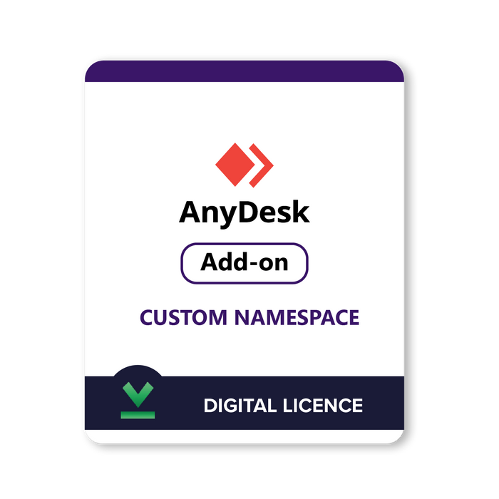 AnyDesk Add-On Custom Namespace за Standard или Advanced | Различни варианти за срок на абонамента – Дигитален лиценз