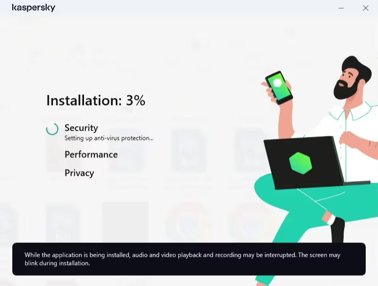 Kaspersky installation steps