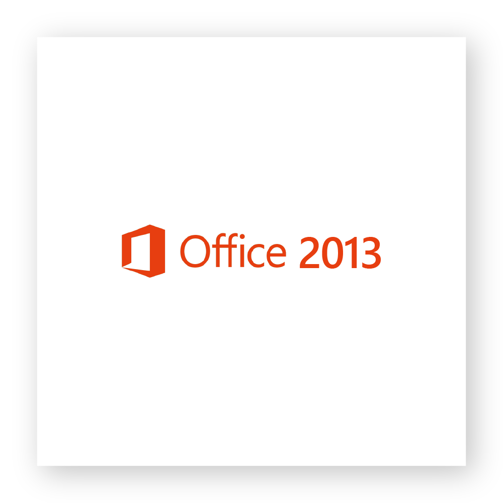 ‣ Microsoft Office 2013