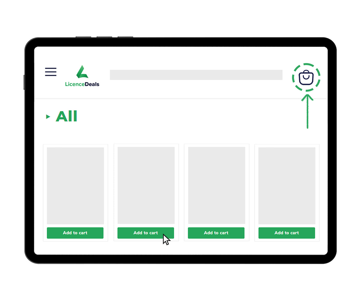 Add products to cart