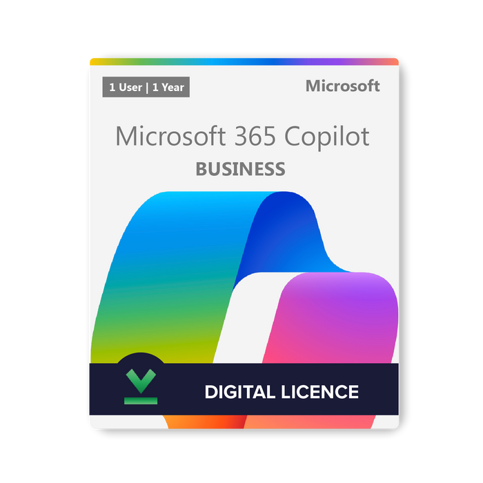 Microsoft 365 Copilot  - Microsoft 365 Copilot Business -  1 Year | 1 User Pre Paid - Digital Licence