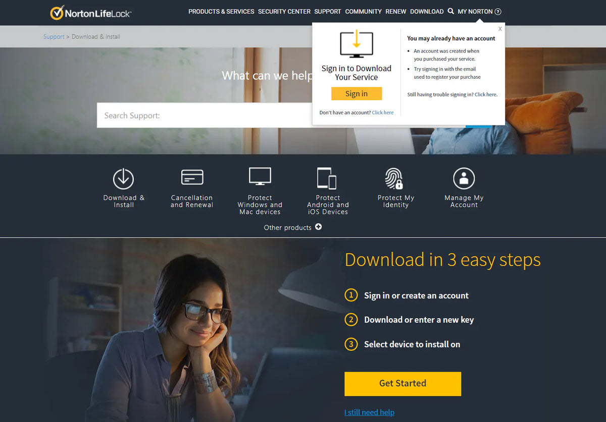Norton installation steps