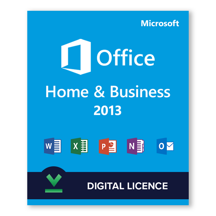 Microsoft Office 2013 Home and Business Digitālā licence