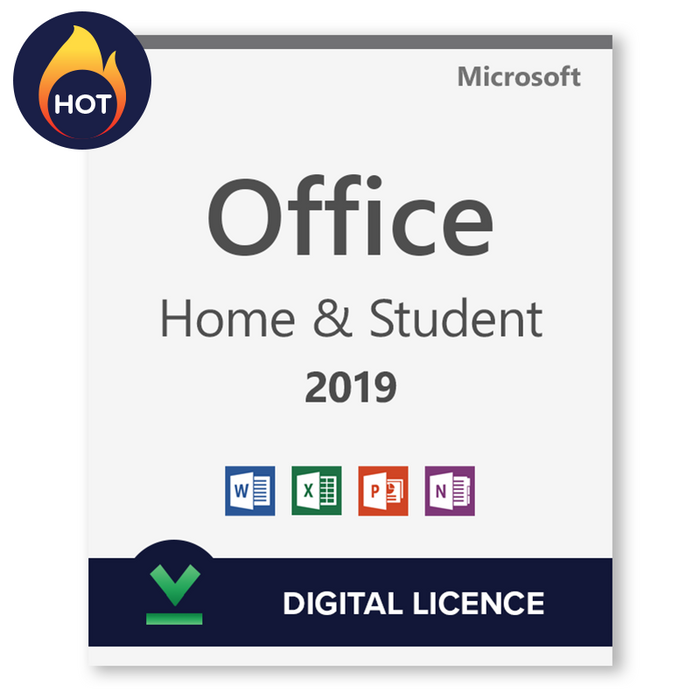 Microsoft Office 2019Home and Student nododamā digitālā licence