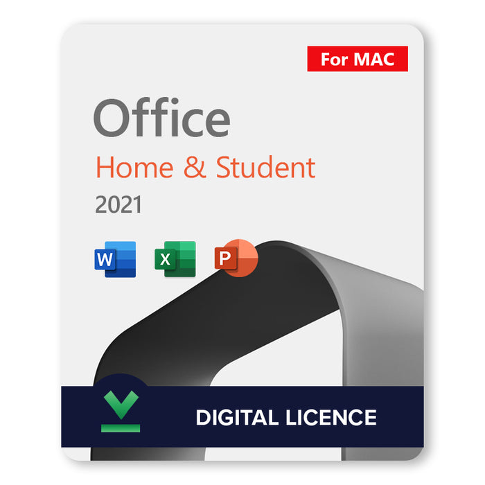 Overdraagbare digitale licentie voor Microsoft Office 2021 Home and Student voor Mac