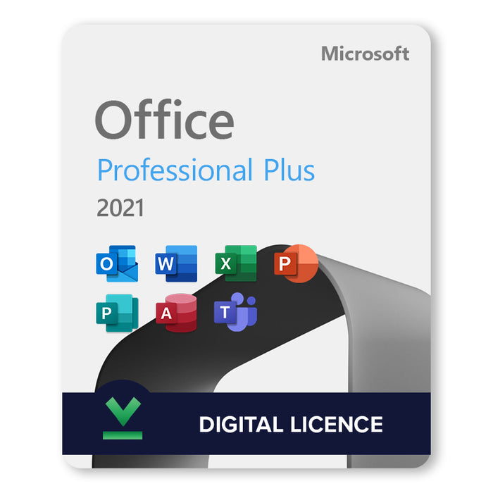 Licence numérique Microsoft Office 2021 Professionnel Plus