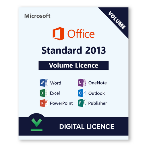 Microsoft lielapjoma licence Office 2013 Standarta - lejupielādēt digitālo licenci