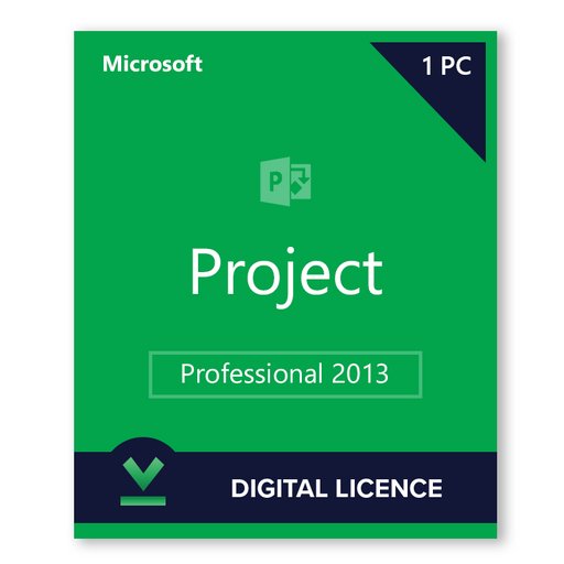 Microsoft Project Professionnel 2013 - téléchargez la licence numérique
                                