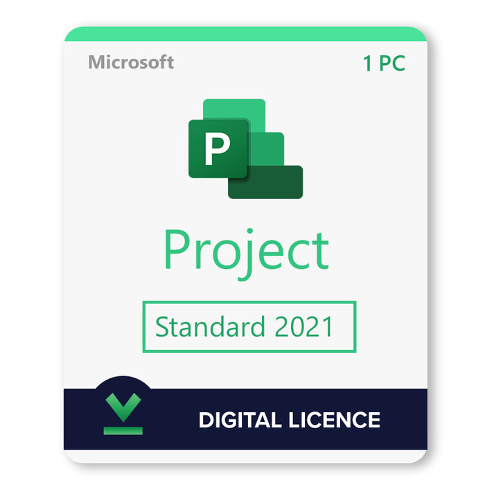 Digitale licentie voor Microsoft Project Standard 2021