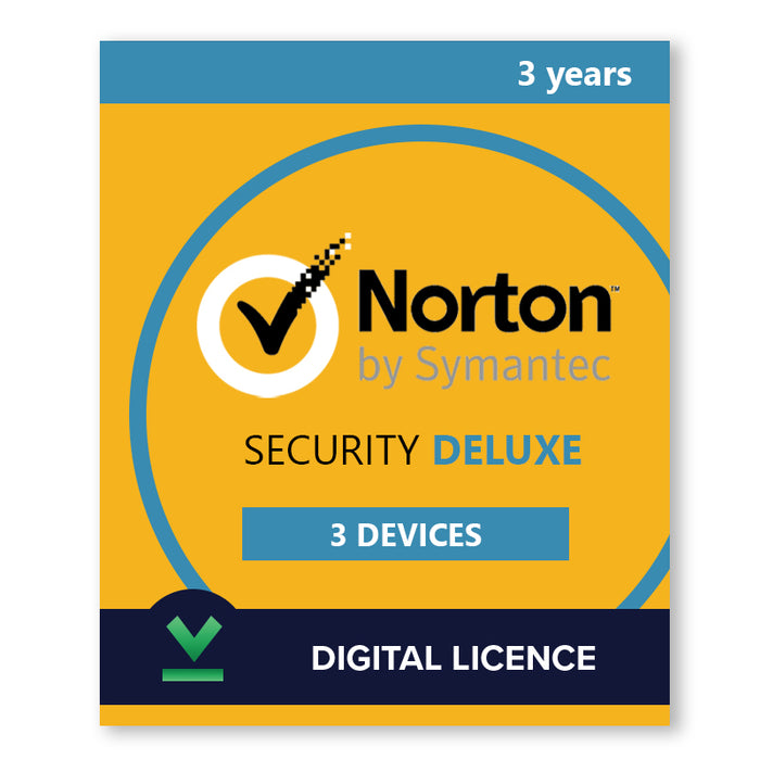 Norton Security Deluxe 3 Devices | 3 years | Digital Licence