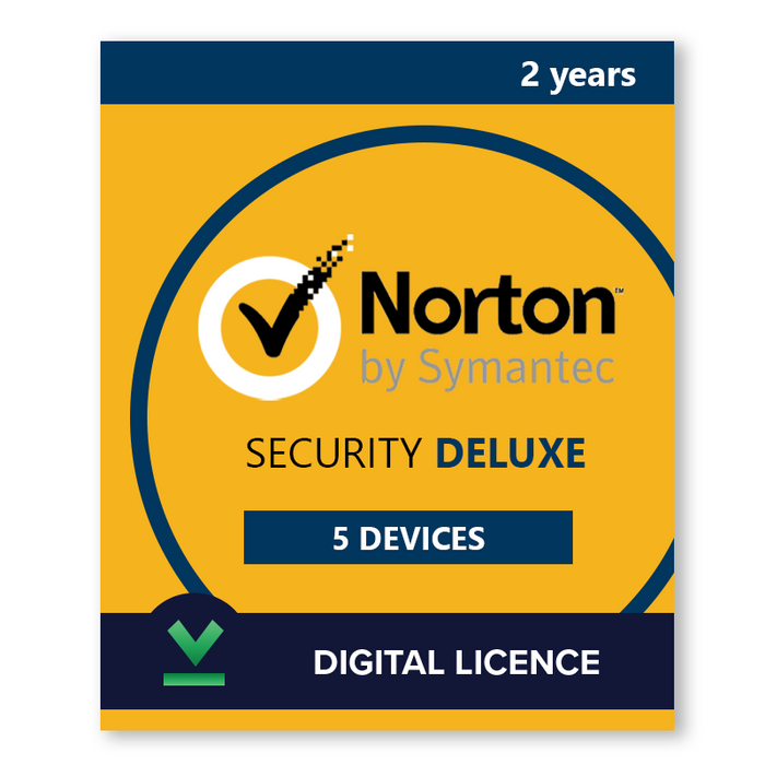 „Norton Security Deluxe“ 5 įrenginiai | 2 metai - skaitmeninė licencija