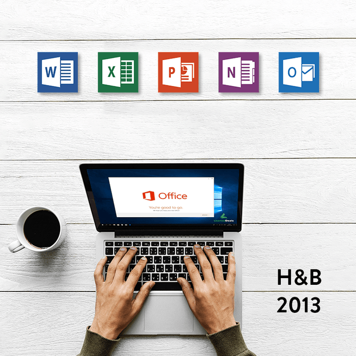 Digitale licentie voor Microsoft Office 2013 voor thuisgebruik en zakelijk gebruik