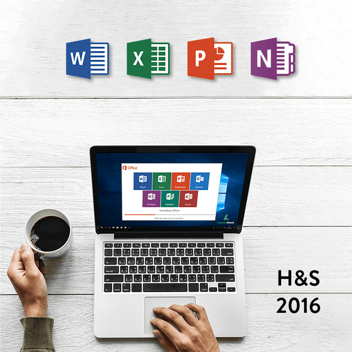 Digitale licentie voor Microsoft Office 2016 voor thuisgebruik en studenten
