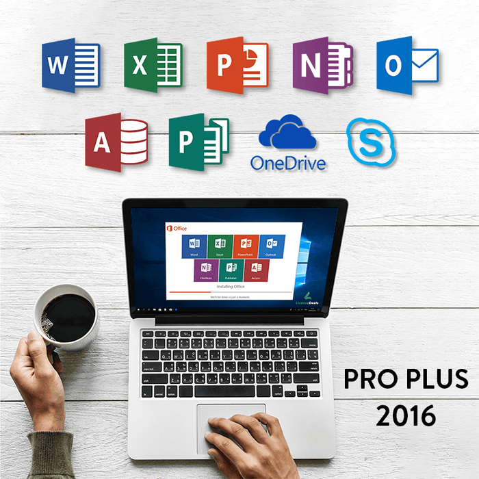 Microsoft Office 2016 Professional Plus digitālā licence