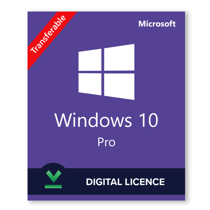 Windows 10 Professionnel Transférable - Licence numérique