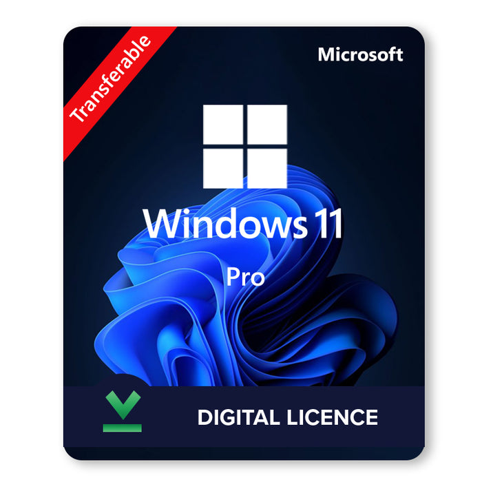 Windows 11 Professional overdraagbare digitale licentie