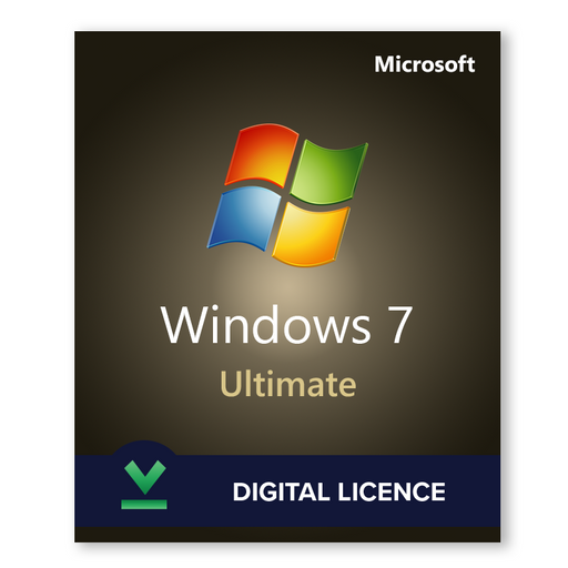 Windows 7 Ultimate SP1 32bit y 64bit - descargar licencia digital                                 