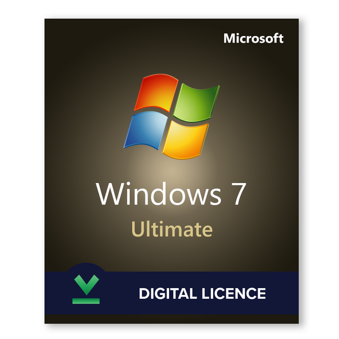 Windows 7 Ultimate SP1 32bit and 64bit - download digital licence