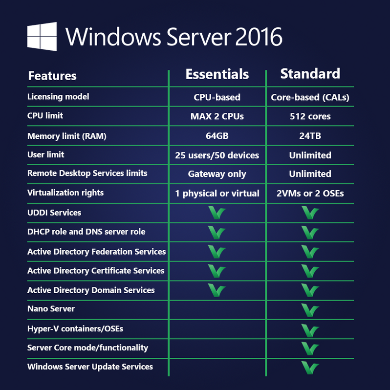 Buy Microsoft Windows Server 2016 Essentials | Digital Delivery ...